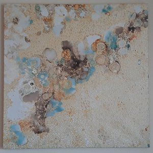 Print on canvas 36.X36. "Beyond Infinite" by Mishel Schwartz canvas art.